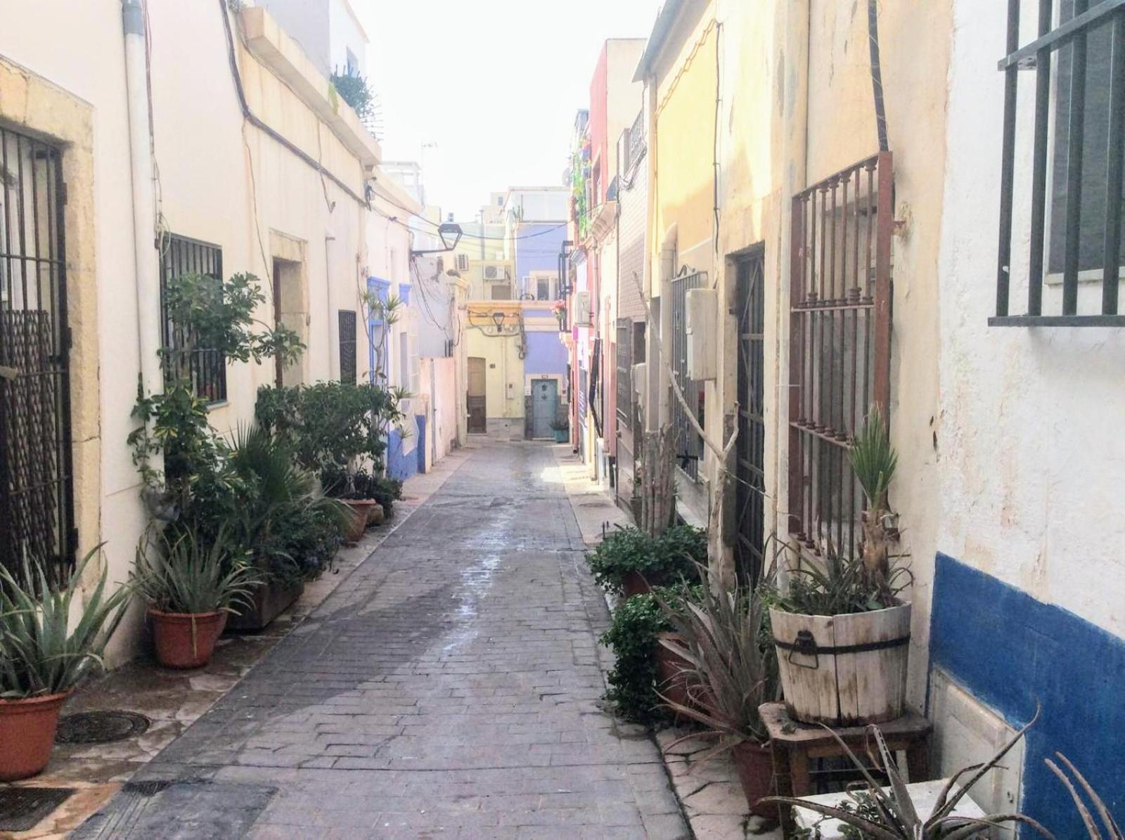Casita La Paloma Bonita Del Pescador Hasta 5 Personas En El Casco Antiguo La Medina Centro Almeria Bajo Alcazaba Terraza Buena Vista Parking Privado Y Sabanas En Opcion Esterno foto